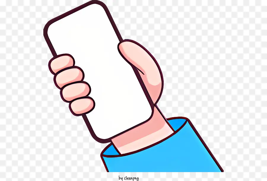 Smartphone，Mão Segurando Telefone PNG