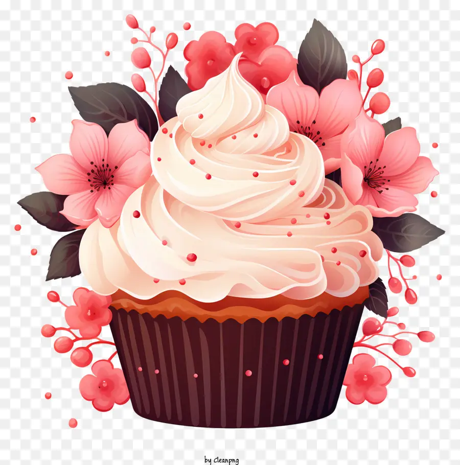 Cupcake，Geada Branca PNG