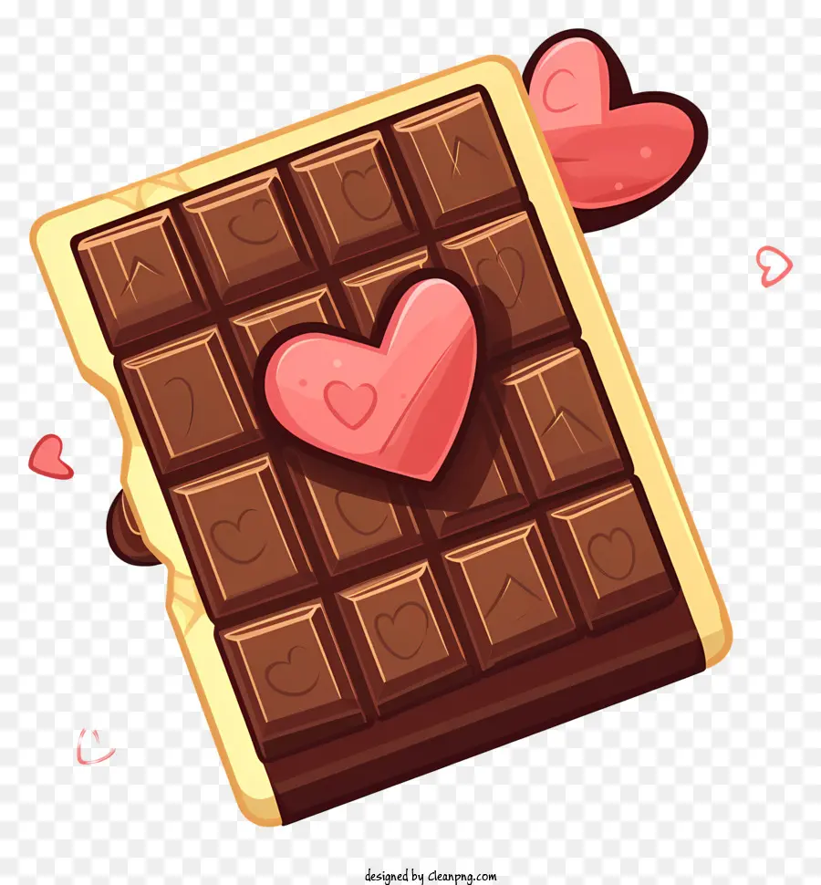 Chocolate，Chocolate Coração PNG