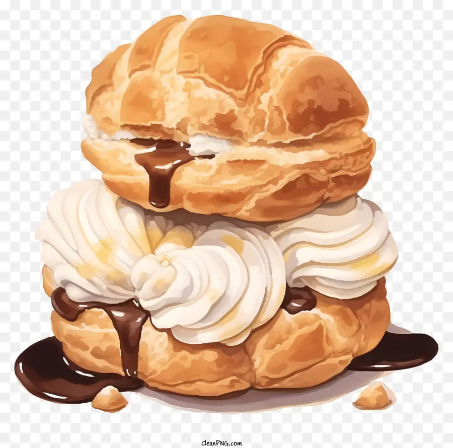 Creme Puff Day，Pastelaria PNG