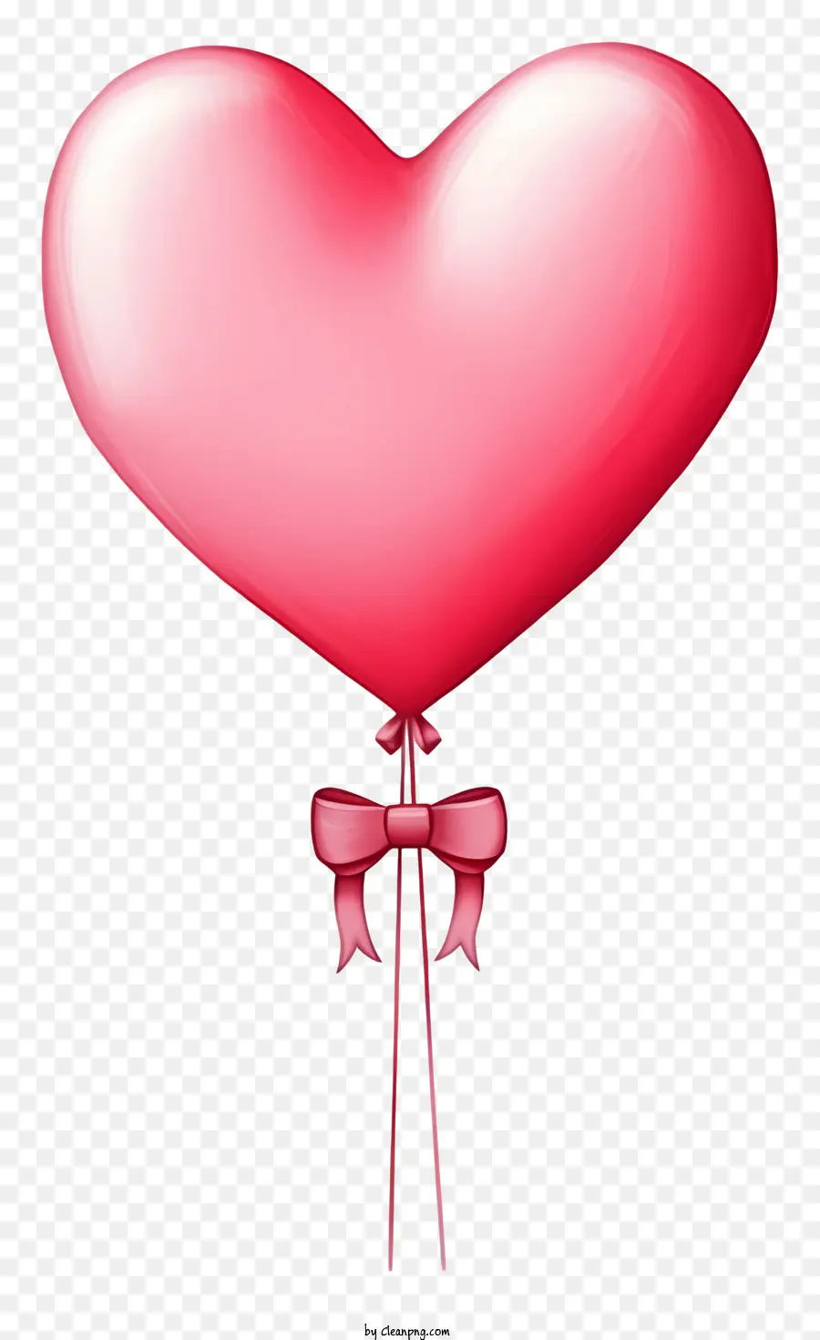 Balão De Presente De Namorado Fofo，Coração Em Forma De Balão PNG