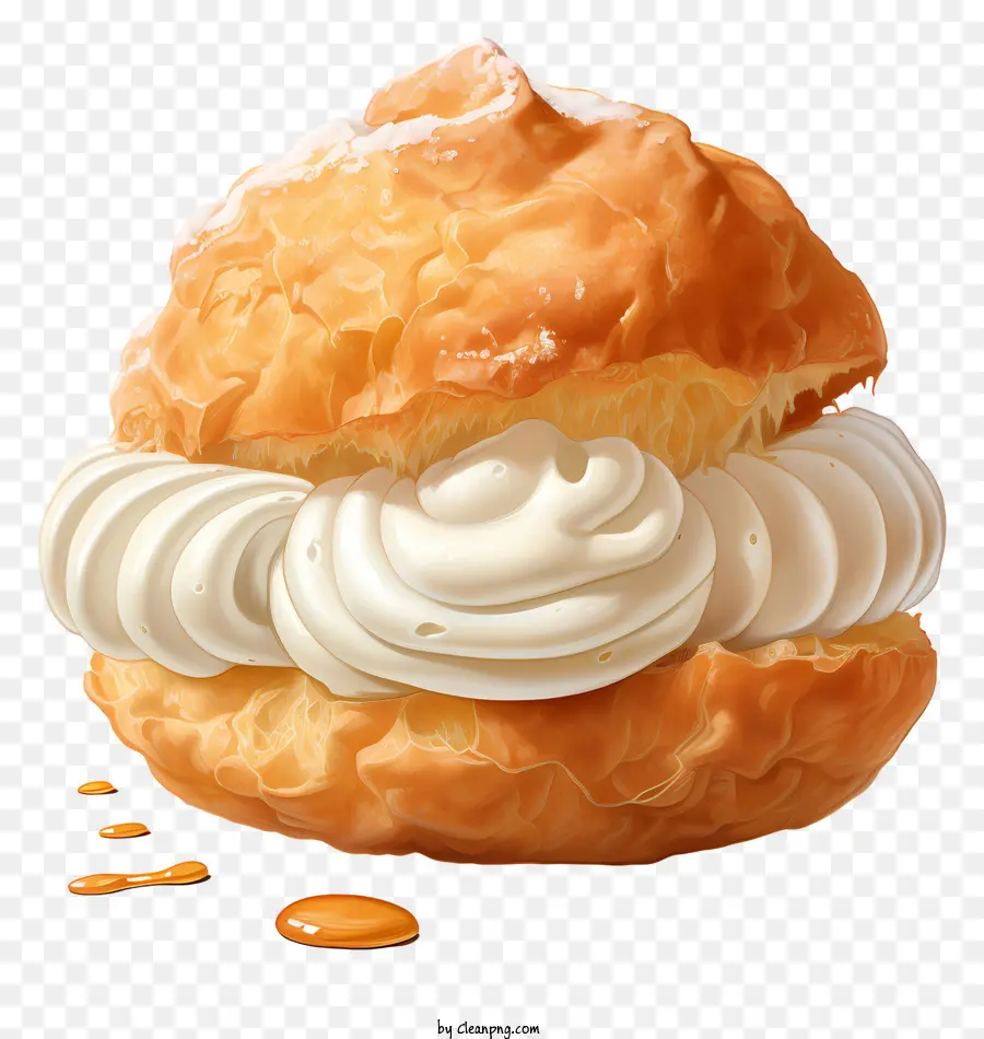 Creme Puff Day，Pastelaria PNG