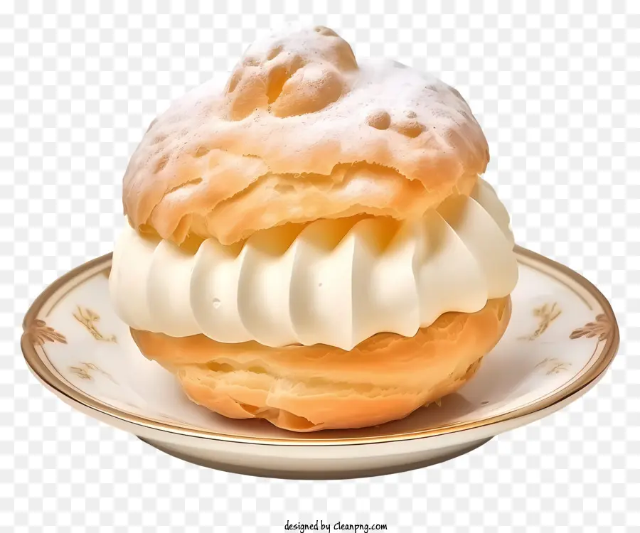 Creme Liso Puff，Puff Pastry PNG