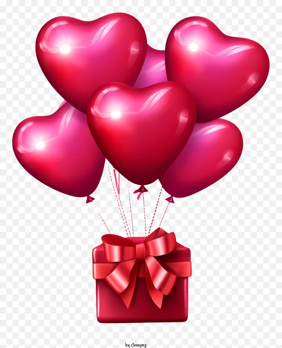 Emoji De Balão De Presente De Namorado，Heartshaped Balões PNG