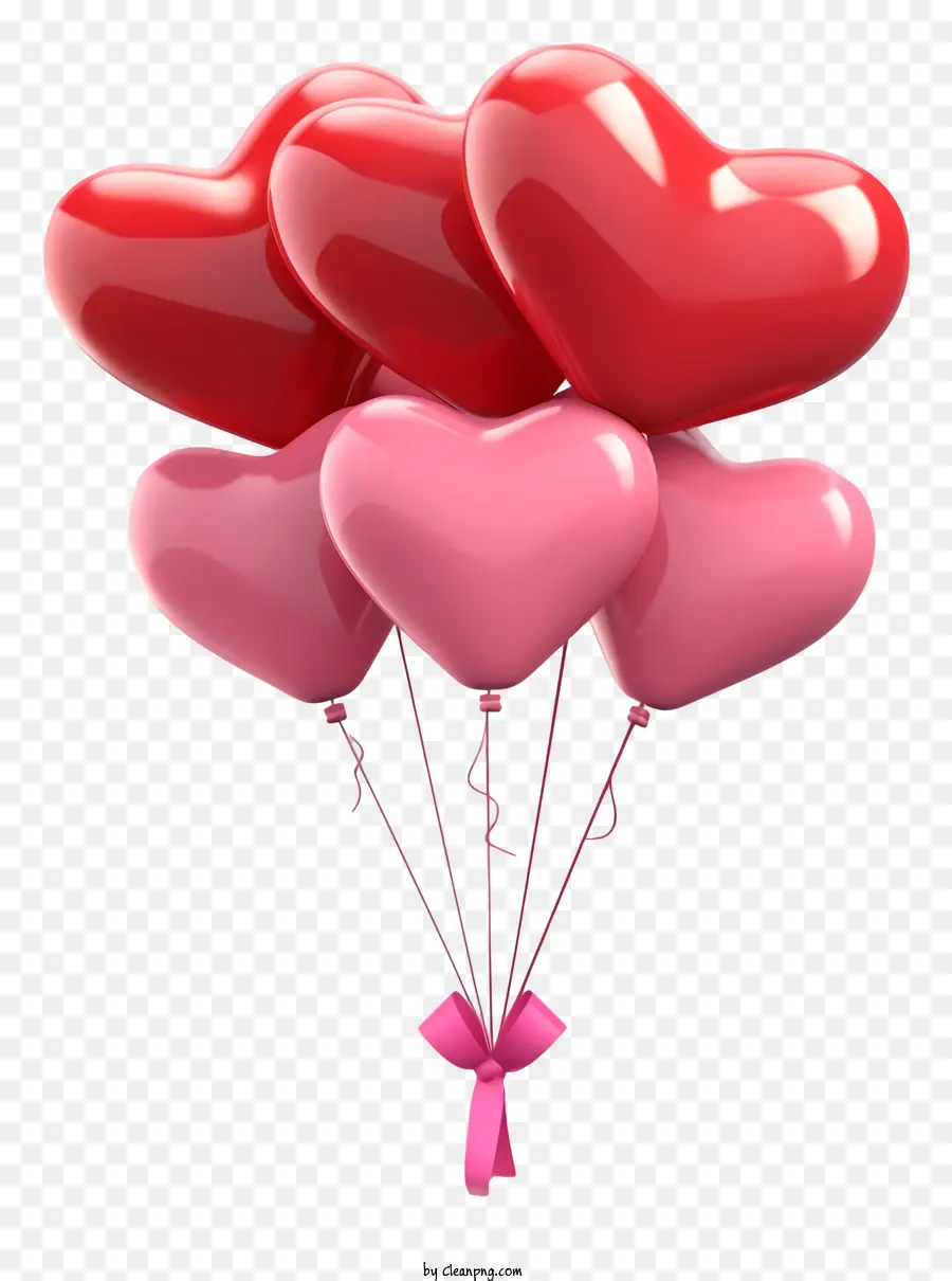 Balão De Presente De Dia Dos Namorados Em 3d Realista，Keywords PNG