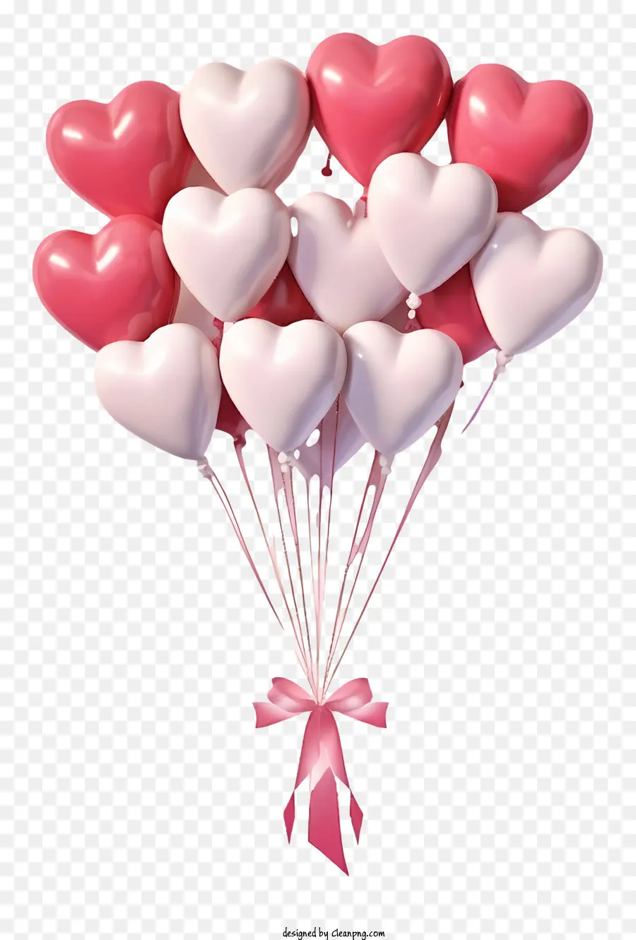 Balão De Presente De Namorado Pastel，Balões Rosa PNG