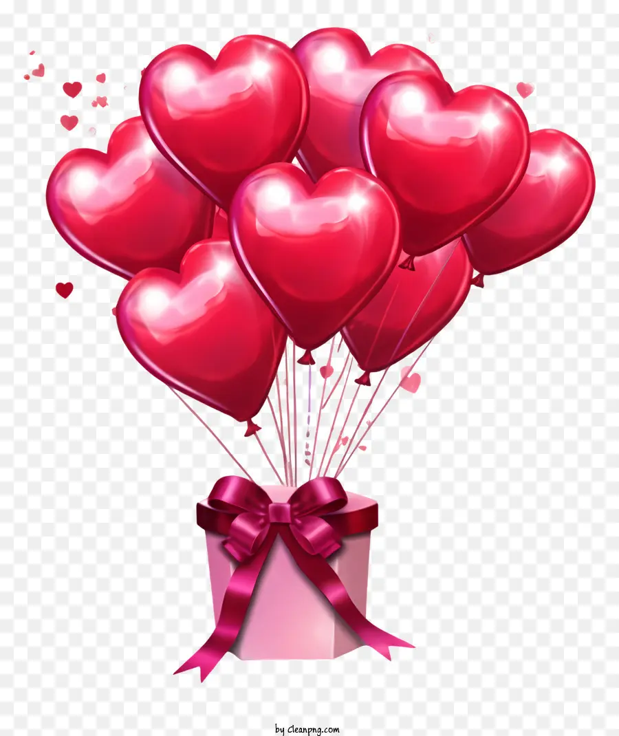 Esboce O Balão De Presente De Namorado，Balões Vermelhos PNG