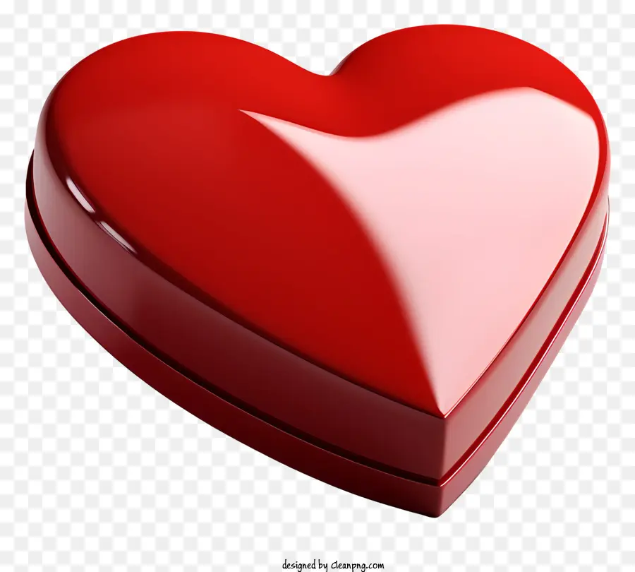 Caixa De Presente，Vermelho Heartshaped Caixa PNG