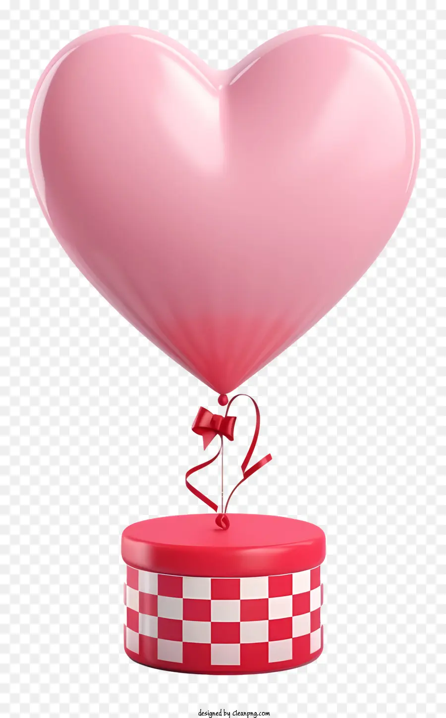 Balão De Presente De Namorado De Estilo Retrô Da Moda，Heartshaped Balão PNG