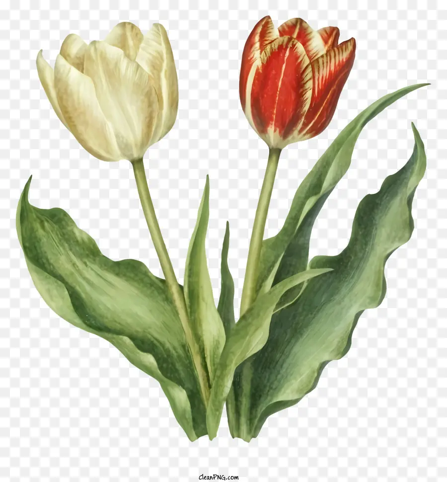 Cartoon，Tulipa Vermelha PNG