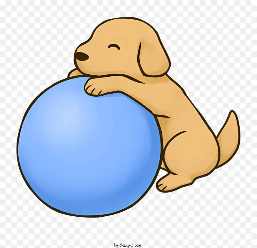 ícone，Cachorrinho Com Bola PNG