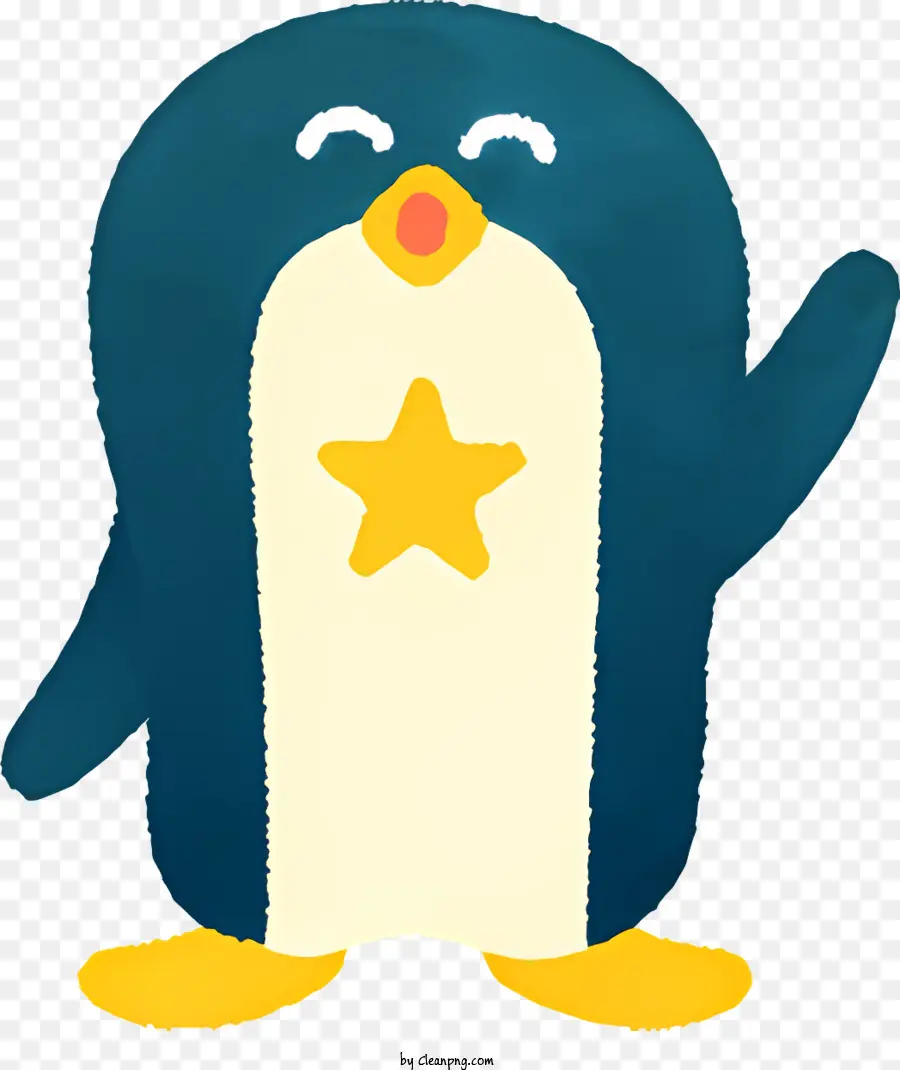 Cartoon Penguin，Pinguim Bonito PNG