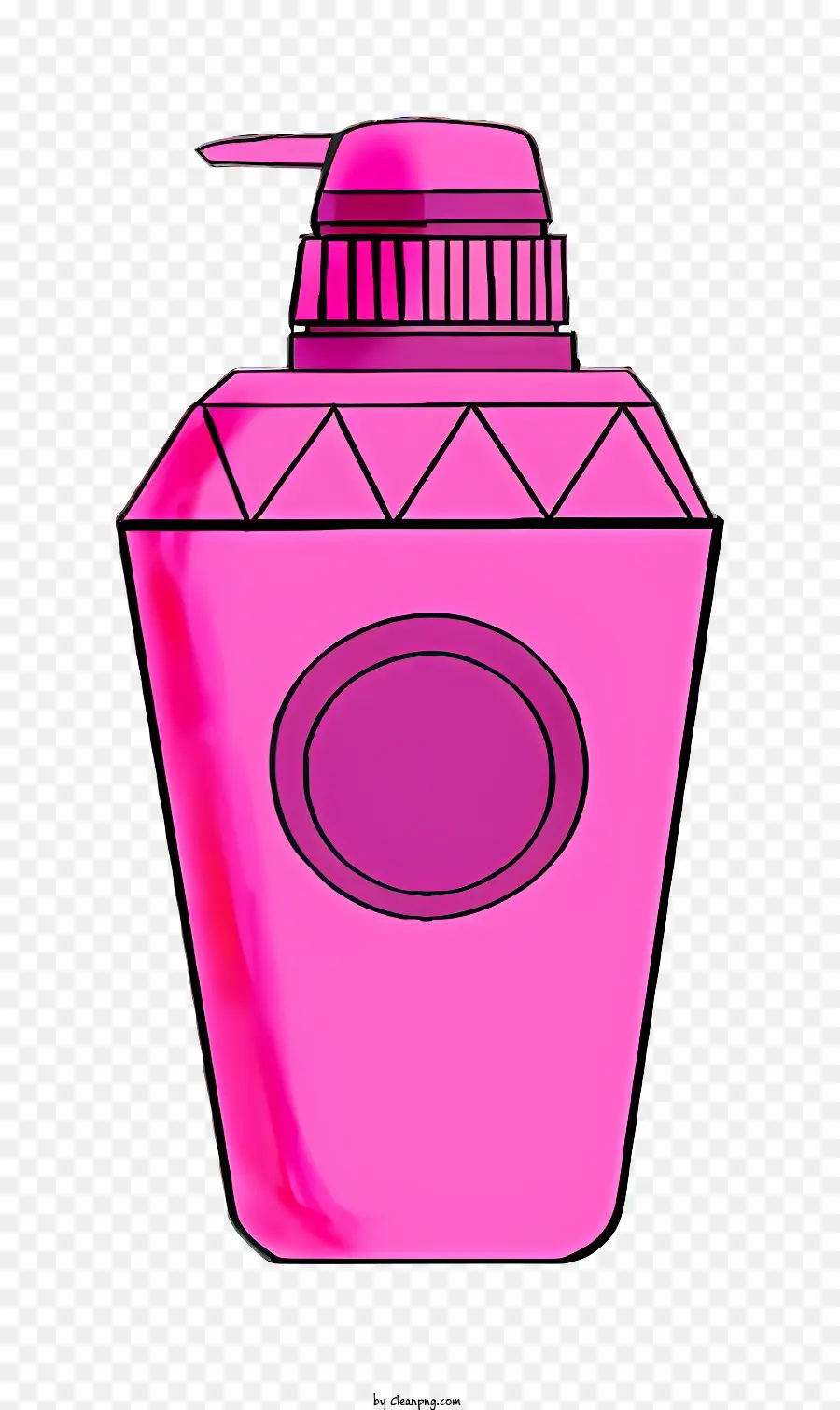 Garrafa De Plástico Rosa，Sabão PNG