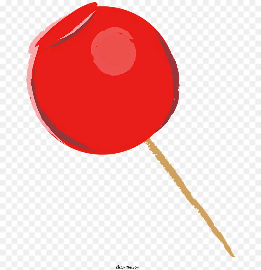 Lollipop Vermelho，Fundo Branco PNG