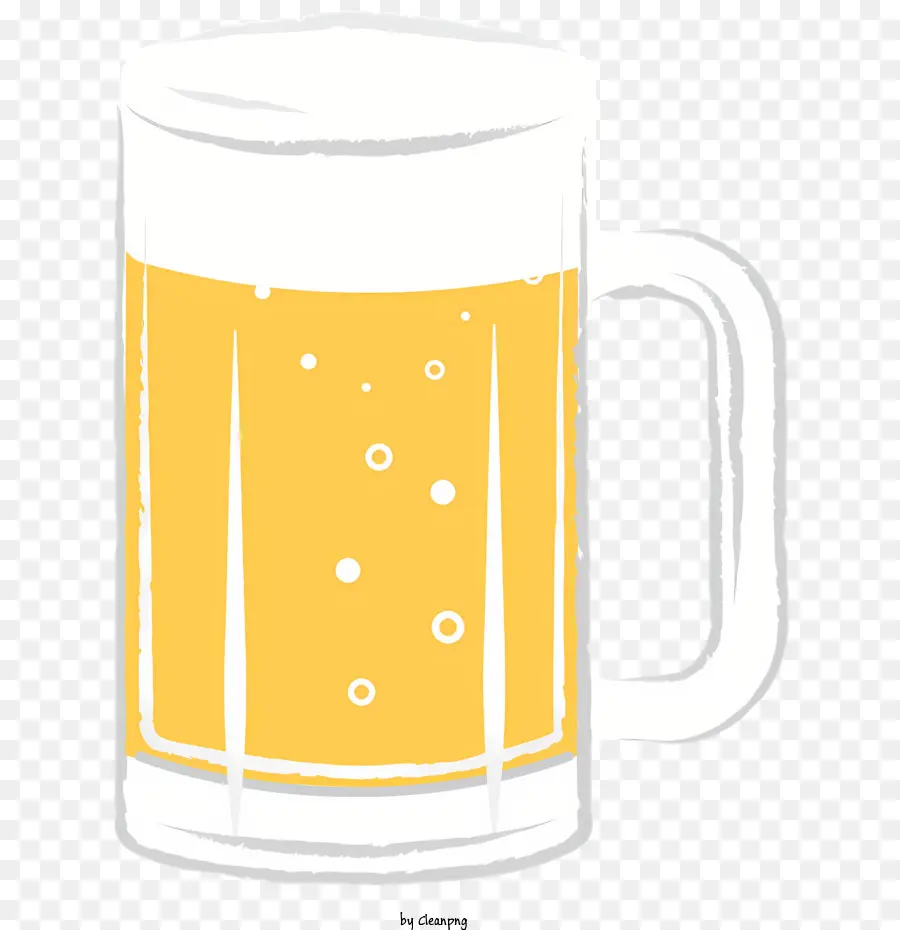 A Caneca De Cerveja，Cerveja Espumosa PNG