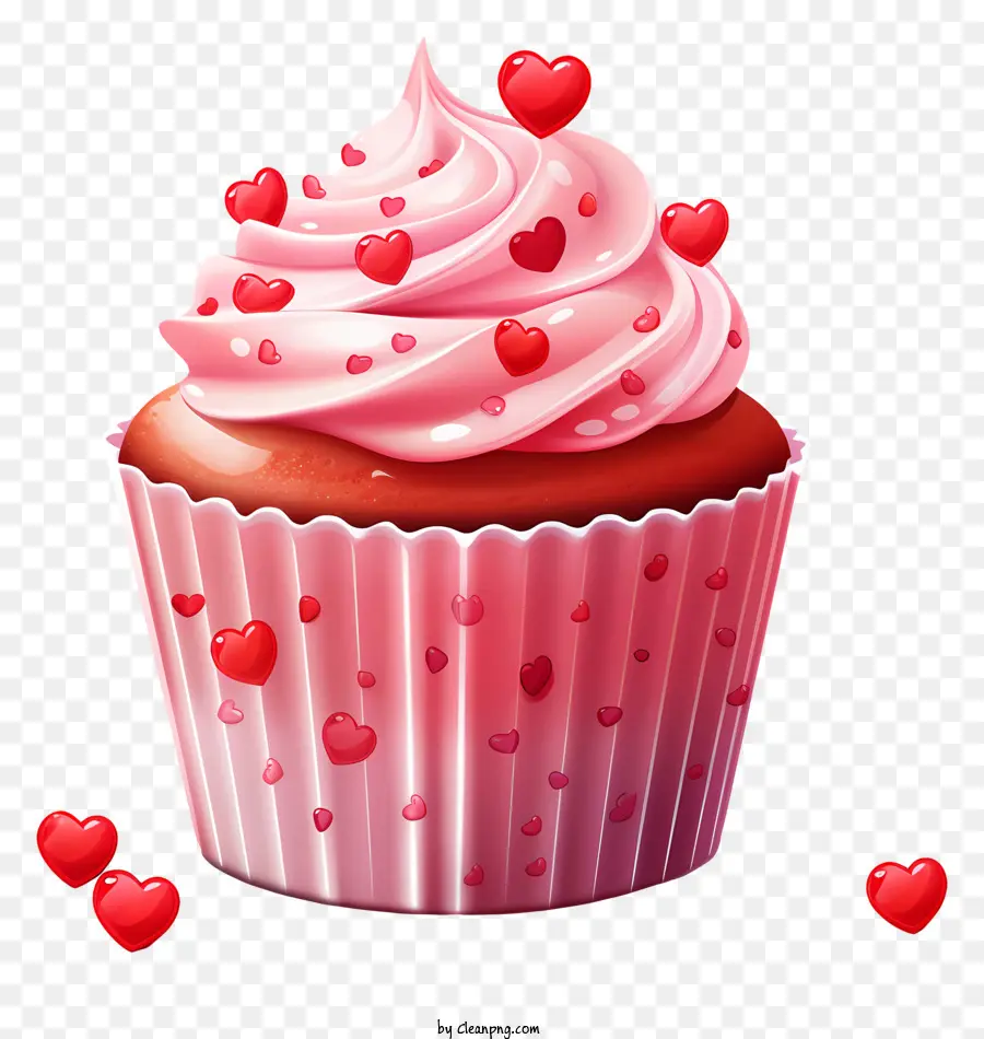 Cupcake，Queque Vermelho Do Veludo PNG