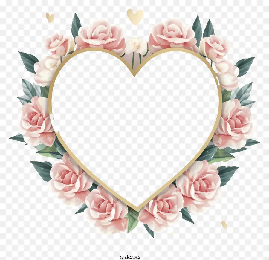 Cartoon，Heartshaped Rosas PNG