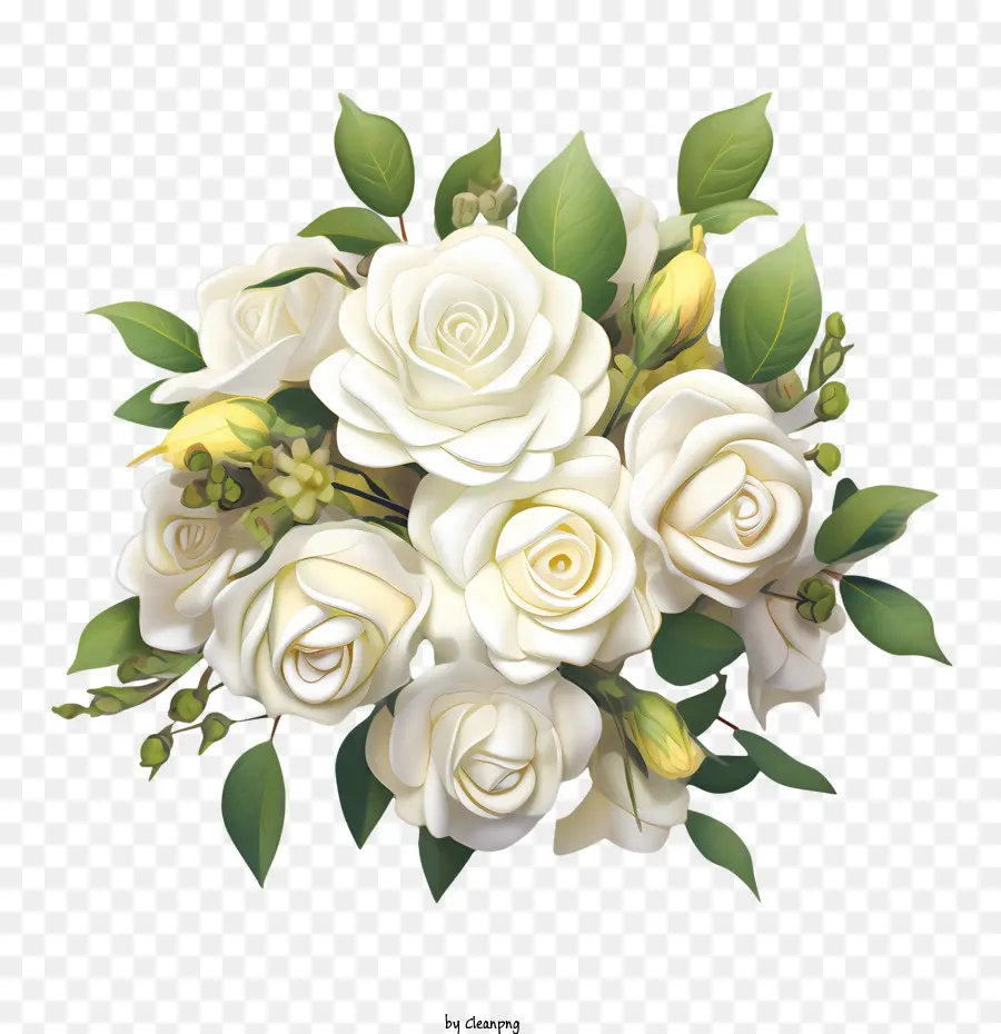 Flor Branca De Rosa，Rosas Brancas PNG