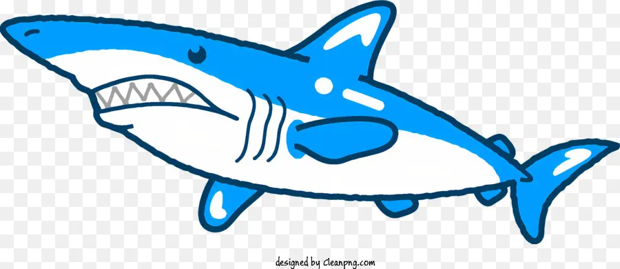 Tubarão，Tubarão Azul PNG