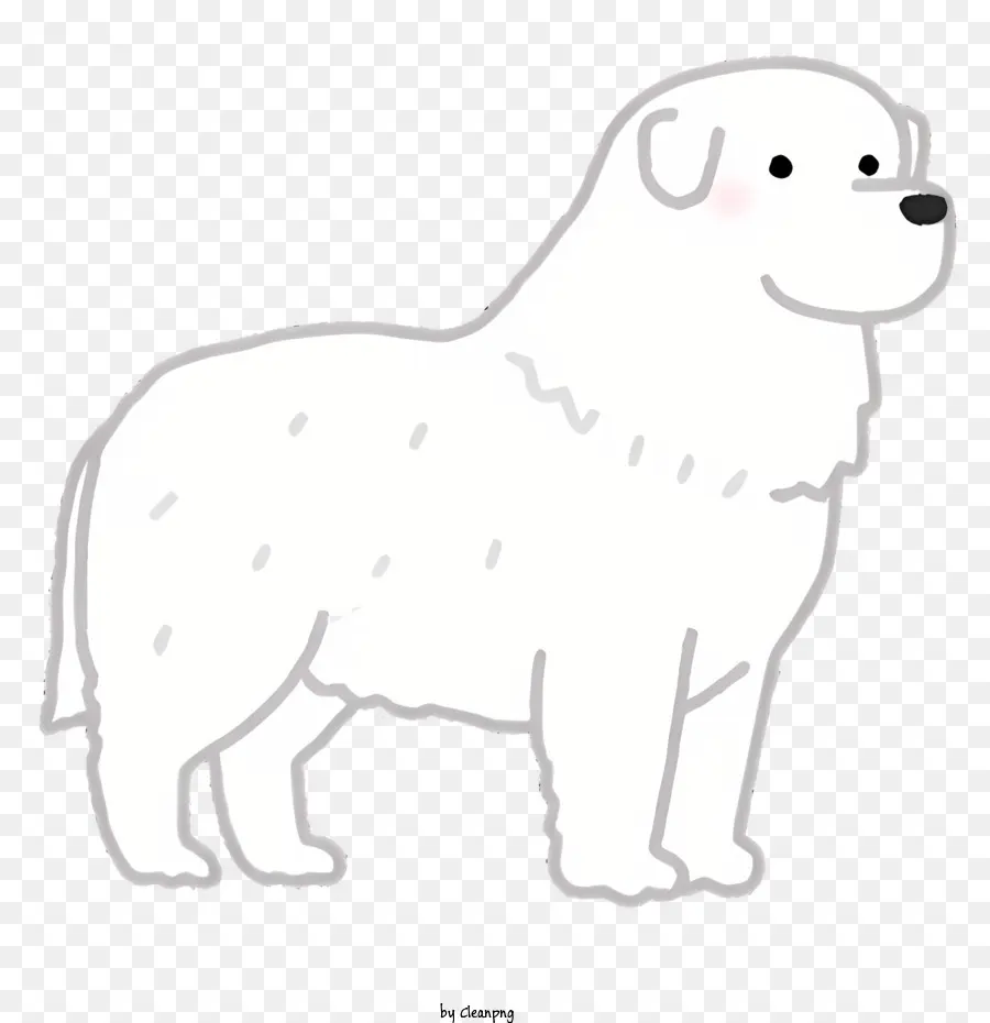 Natureza，Cão Branco PNG