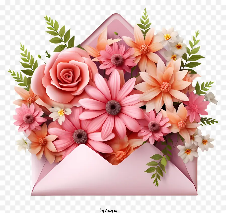 Envelope，Envelope Cor De Rosa PNG