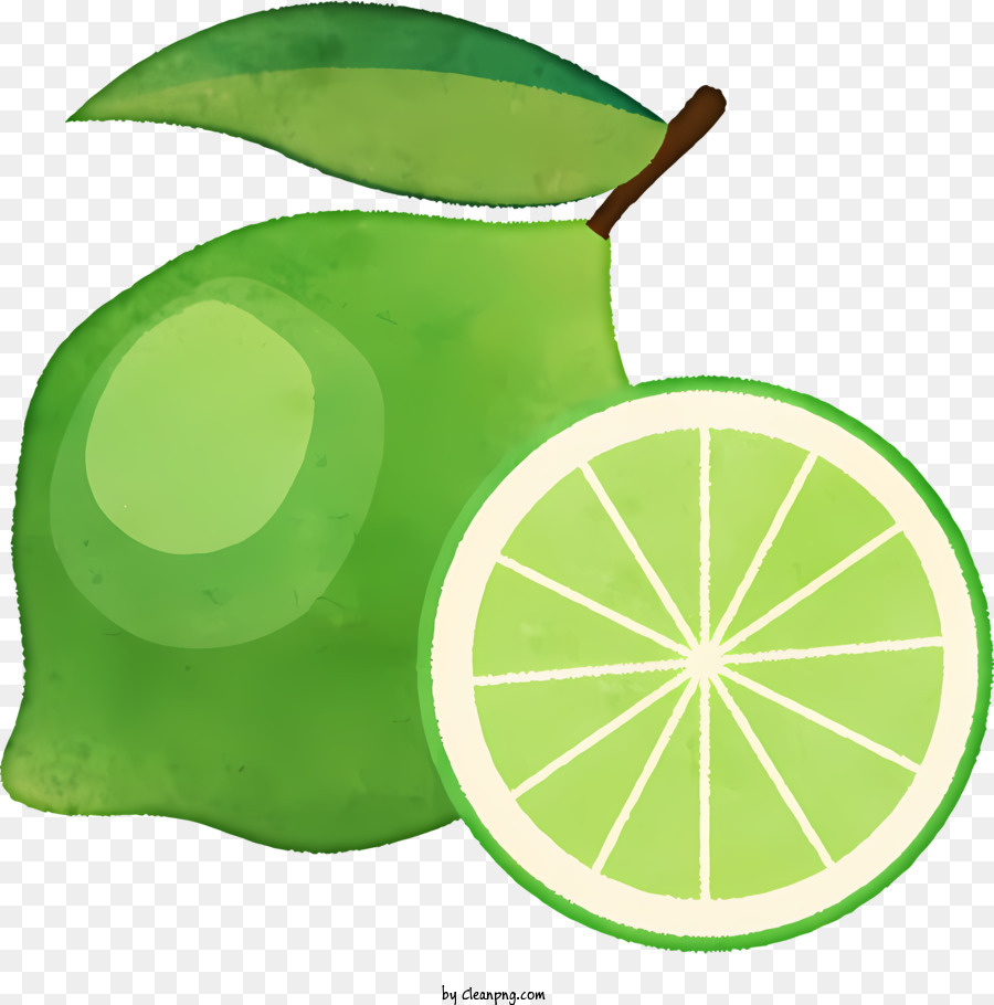 Cal Frutas，Limão Verde PNG