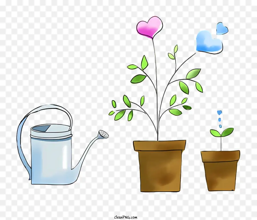 Pintura，Vasos De Plantas PNG