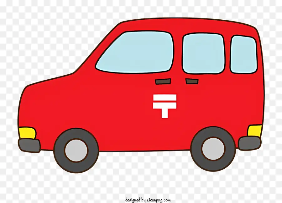 Carro Vermelho，Placa Branca PNG