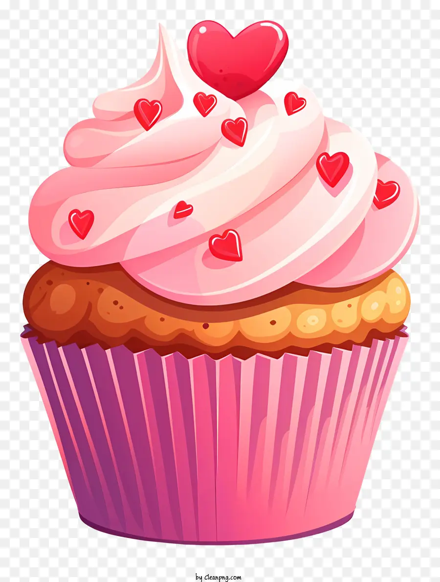 Cupcake，Cor De Rosa PNG