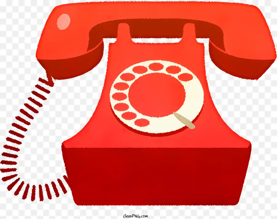 Telefone Vermelho，Telefone Antigo PNG