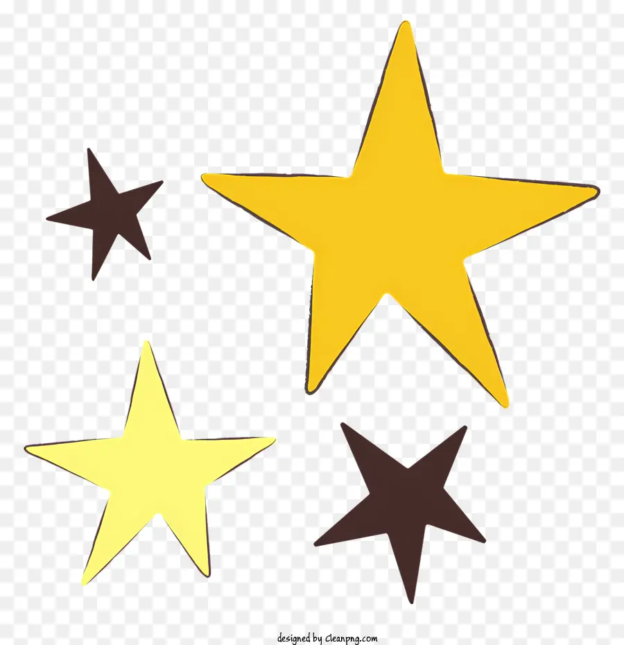 Estrelas，Estrela Amarela PNG
