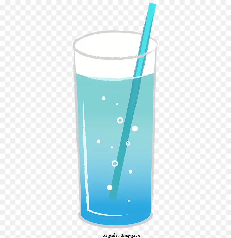 Bebida Azul，Vidro Com Líquido Azul PNG
