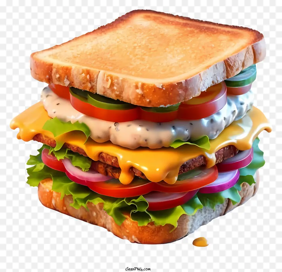 Cartoon，Hamburger PNG