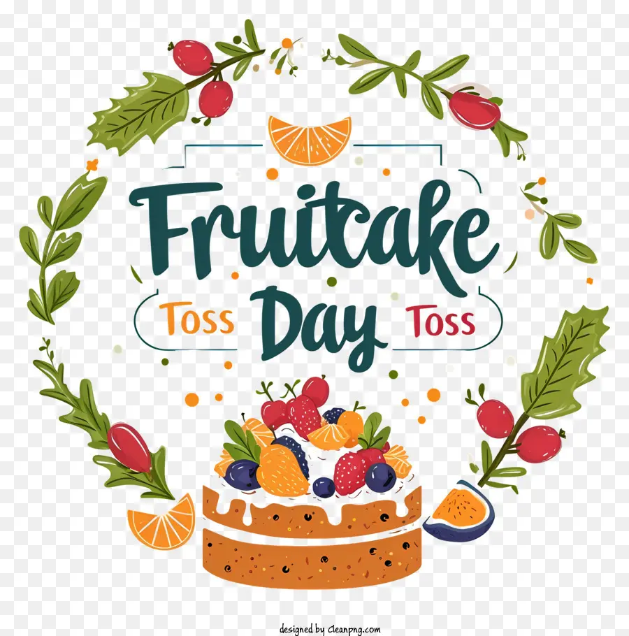 Bolo De Frutas De Atirar Dia，Bolo De Frutas PNG