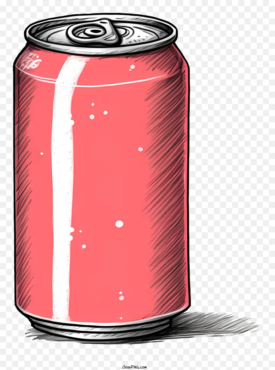 Lata De Cerveja Desenhada à Mão，A Coca Cola PNG