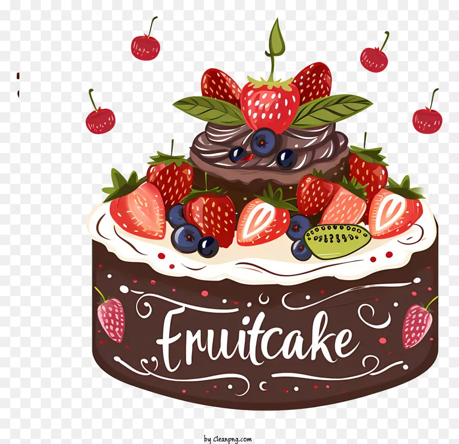 Bolo De Frutas De Atirar Dia，Bolo De Chocolate PNG