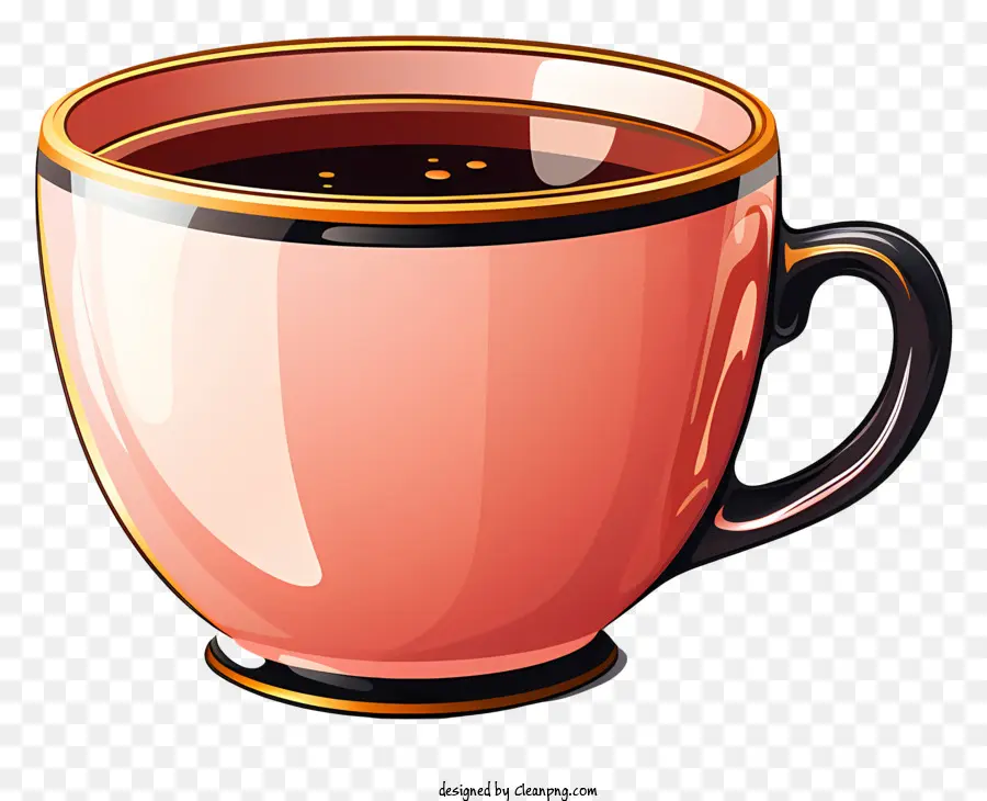 Xícara De Café，Xícaras De Café Vermelhas PNG