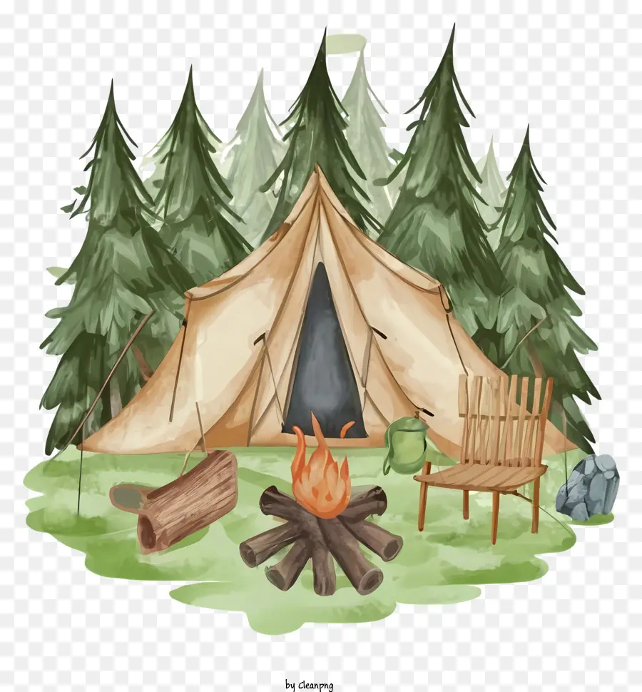 Cartoon，Barraca De Camping PNG