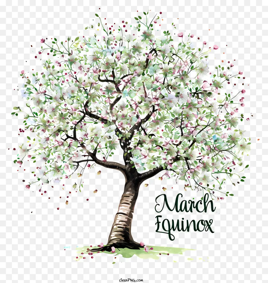 O Equinócio De Março，árvore PNG