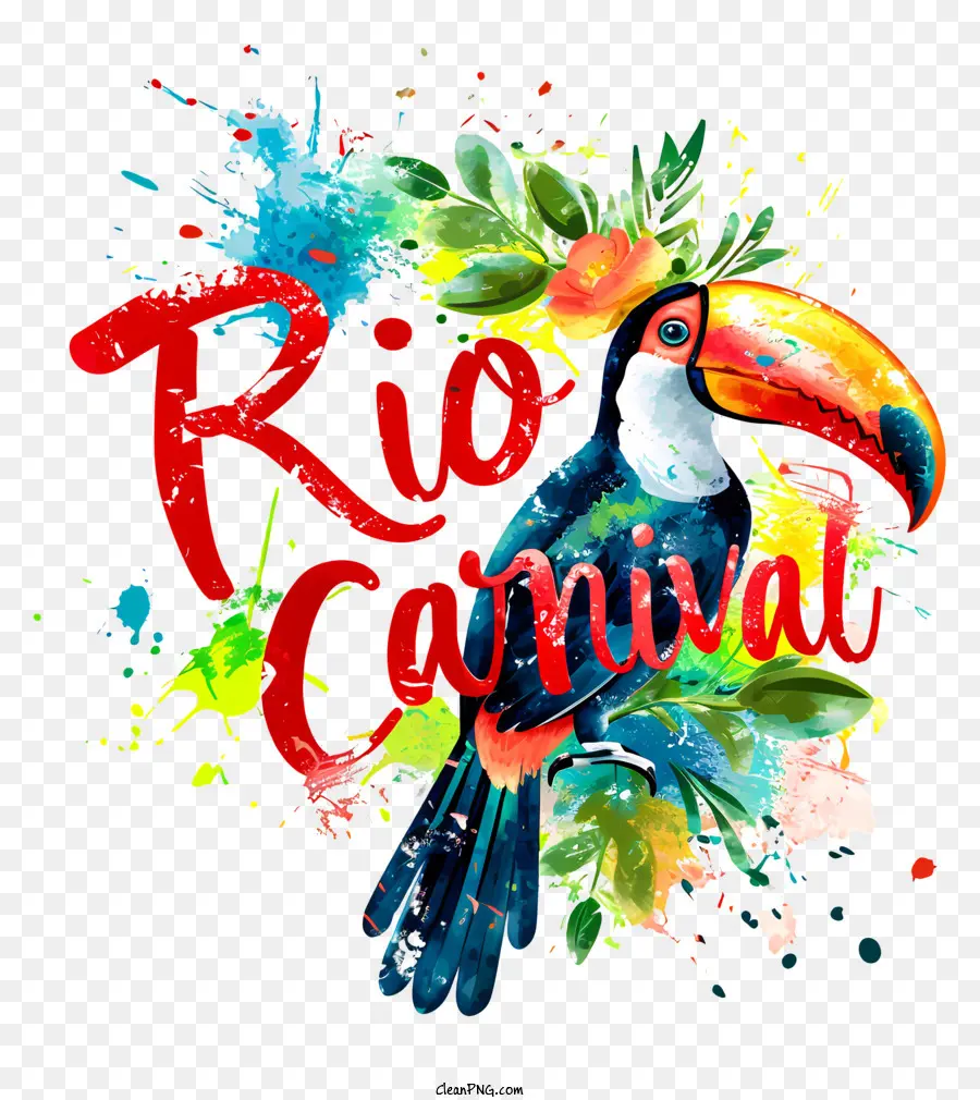 Brasil Carnaval，Pintura Em Aquarela PNG