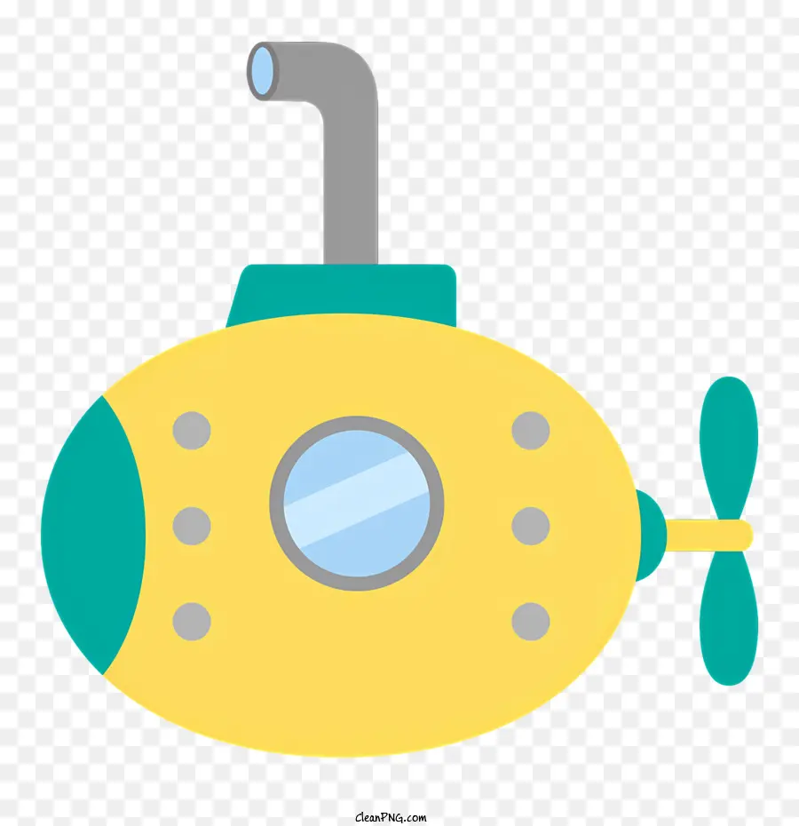 ícone，Submarino Amarelo PNG