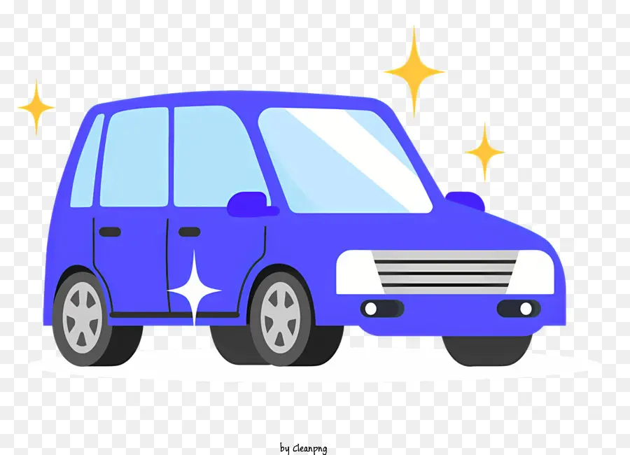Carro Pequeno，Carro Azul PNG