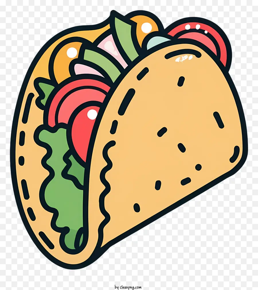 Cartoon，Taco PNG