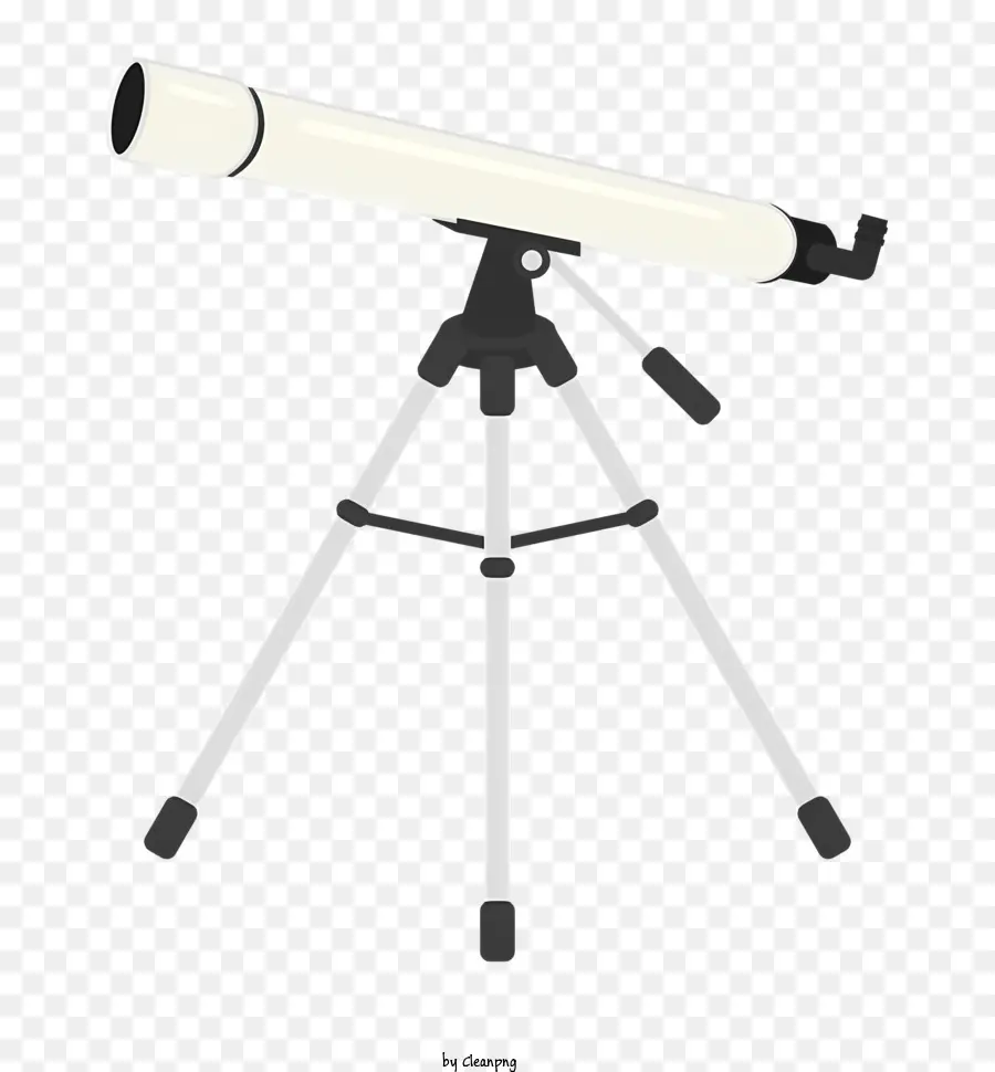 Telescópio，Preto E Branco PNG