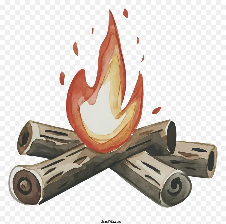 Cartoon，Campfire PNG