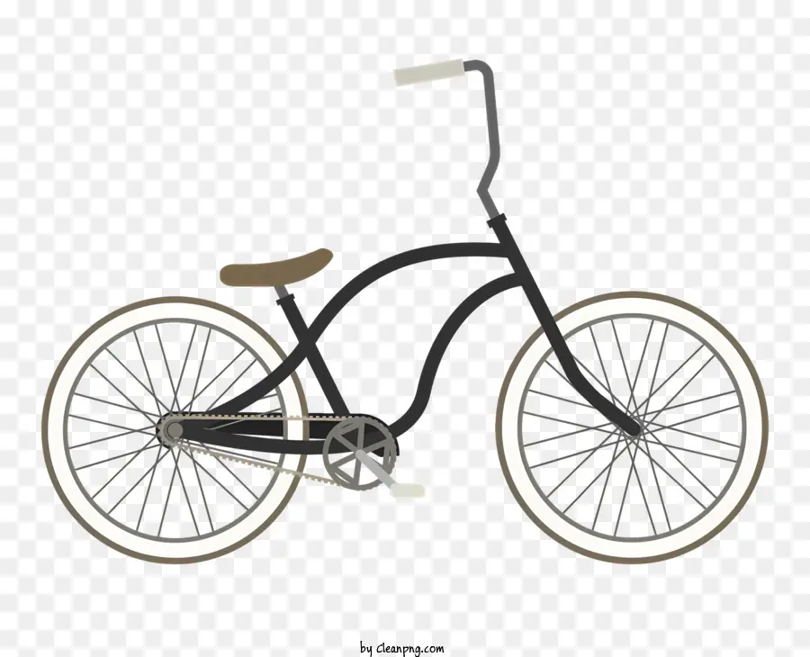 Bicicleta，Bicicleta Preta PNG