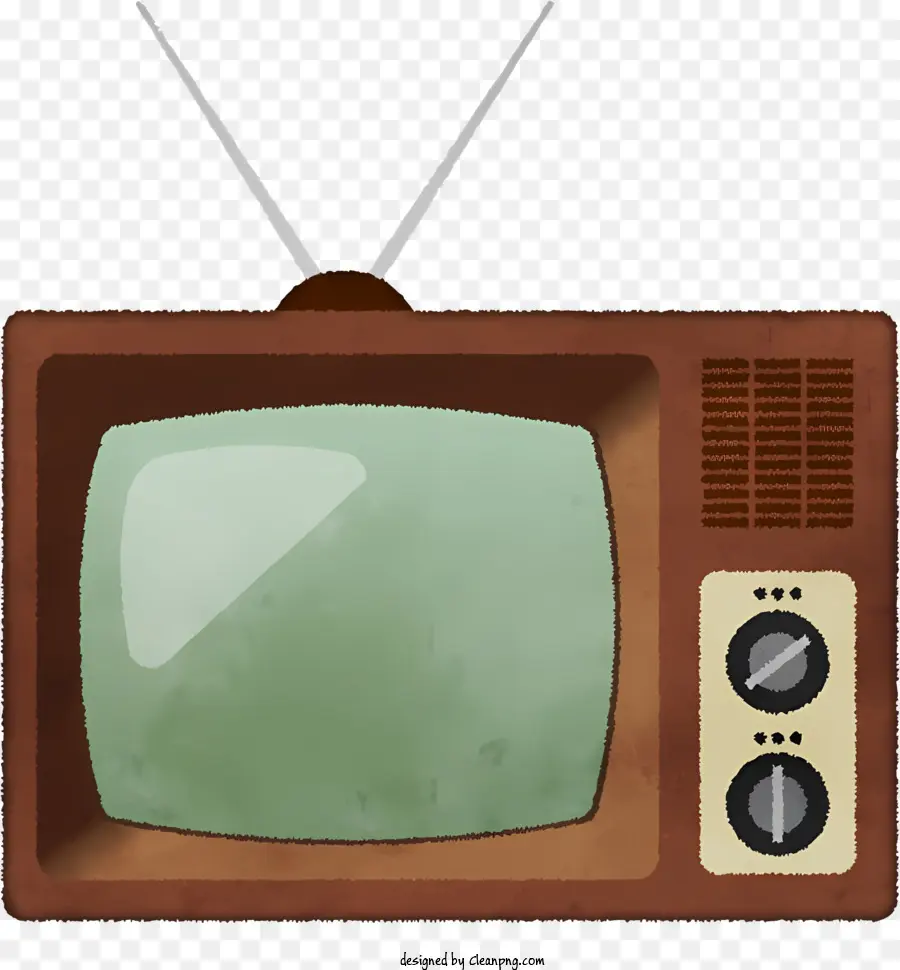 Vintage Televisão，Televisão Antiga PNG