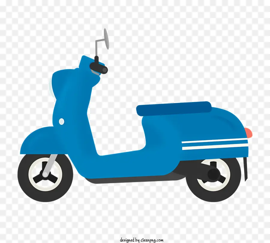 Motoneta，Azul Scooter PNG