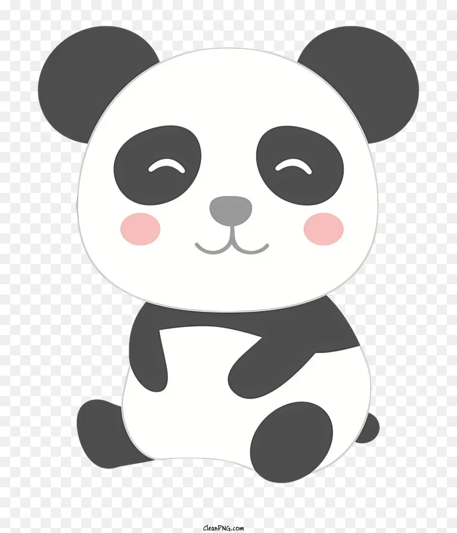Preto E Branco Panda，Urso Panda PNG