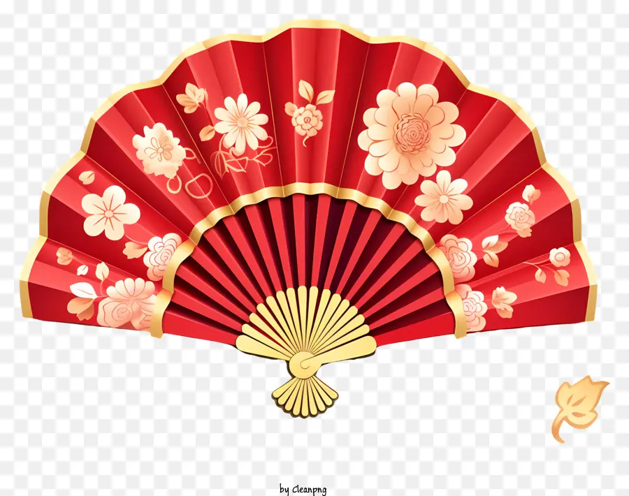 Fã Plano De Ano Novo Chinês，Leque Decorativo PNG